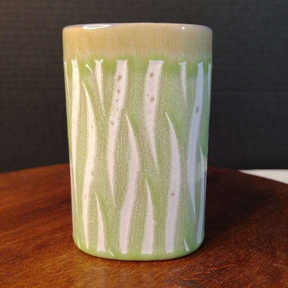 Daytona Beach Florida Ceramic Coffee Mug‎ from My Cafe' Green White Taupe 16 oz - Picture 4 of 9